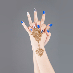 Adesivi per tatuaggi temporanei Hannah Gold, effetto trasferimento ad acqua, per ragazze e donne, tatuaggi finti sexy. - Product Image 2