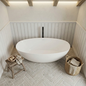 Baignoire autoportante de luxe en acrylique et fibre de verre renforcée, fabrication OEM/ODM sur mesure, finition mate ou brillante, pour hôtels et spas - Product Image 1