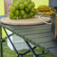 Table pliante portable légère de couleur personnalisée moderne pour le camping en plein air chambre à coucher petite Table pliante pour la cuisine