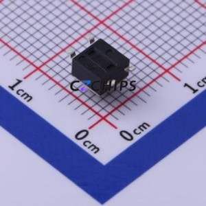 TS-1109S-B-C Tactile Switch SMD-4P,4.5x4.5mm Switch Single Pole Single Throw Round Button 1.6N Vertical Mount - Product Image 2