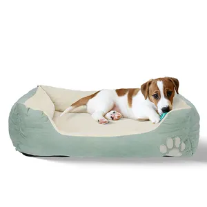 Goedkope Huisdier Bed Semi-Gesloten Polyester Kat Bed Gezellig Hond Nest Bed Voor Huisdieren Ontspannen
