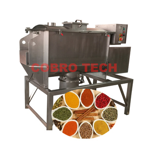 Automatic <strong>Ribbon</strong> <strong>Mixer</strong> for Food Plastics Chemicals 500L Capacity Coating Capability Motor Gear Driven High-Power 5.5kW - Product Image 6