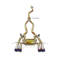 Échappement en titane OEM pour BMW M3/M4 G80/G82/G8X 3.0T 2019-2024 Échappement à valve centrale simple de 3.5 pouces
