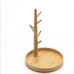 ชั้นวางของรูปทรงกิ่งไม้, ที่จัดระเบียบเครื่องสำอางบนโต๊ะ, ชั้นวางเครื่องสำอางไม้ไผ่ - Product Image 4