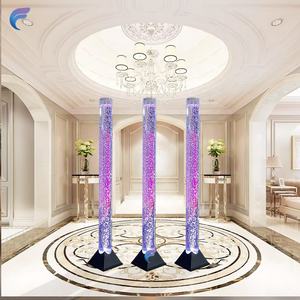 장식용 아크릴 RGB 조명 원형 버블 워터 컬럼 램프 (리모컨 포함) - Product Image 1