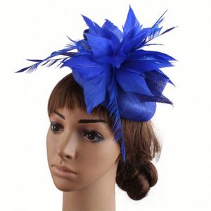 Sombreros de Gasa de Moda al por Mayor, Accesorios para el Cabello de Novia de 4 Capas, Sombreros de Fiesta, Sombreros Fascinadores para Damas - Product Image 2