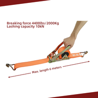 2 inci GS bersertifikat Self Retract Ratchet Tie Down tugas berat otomatis Ratchet sabuk ditarik tali Ratchet terbuat dari PES