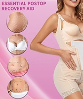 Woxin Paquete de 3 almohadillas de espuma Lipo Post Cirugía Tummy Tuck BBL Boards Belly Wrap Compatible Compresión Hoja de ropa Liposucción