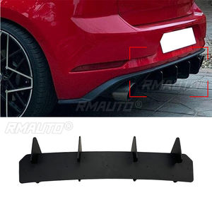 <b>Car</b> Rear Bumper <b>Diffuser</b> Lip Splitters Spoiler Rear Bumper Protector <b>for</b> Volkswagen Golf 7.5 MK7.5 GTI 2017-2020 <b>Car</b> Styling - Product Image 1
