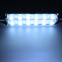 Module lumineux LED latéral de haute qualité SMD2835 12 puces bleu/jaune super luminosité extérieur étanche IP65 boîte lumineuse DC12V/24V