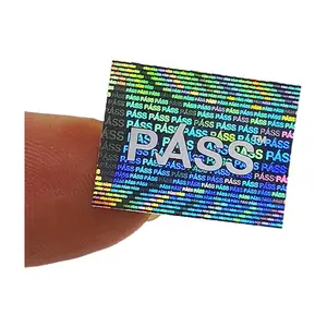 Custom Warranty 3D Security Label UK PASS Hologram Sticker