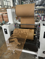 Máquina troqueladora de papel kraft con PLC Schneider y motor de ahorro de energía, capacidad de producción de 100 piezas/minuto