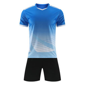 Custom Logo Sneldrogende Voetbaluniform Sportpak Trainingsset Retro Compleet Voetbal Uniform Naam Drukker - Product Image 2