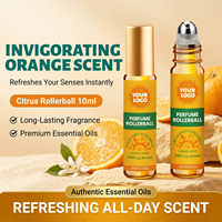 Parfum liquide roll-on 10 ml sans alcool, senteur fraîche, longue tenue, vaporisateur, mini flacon portable pour les voyages et les déplacements