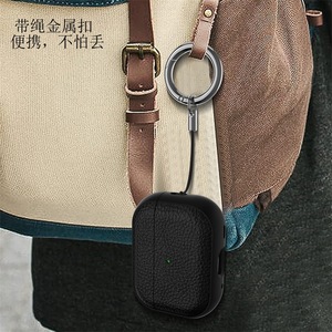 Funda protectora con patrón de cuero PU Litchi para airpod 1/2/3/4 <span class=keywords><strong>Apple</strong></span> earpod 4 Carcasa para auriculares Air pods <span class=keywords><strong>PRO</strong></span> 2 funda blanda - Product Image 4