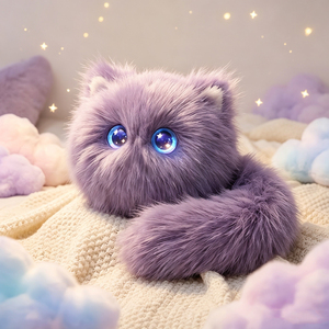 2026 Smart Interactive Companion Toy Kids Women Gifts Voice Dialogue Emotional Stress Relief Cute AI Plush Pet Cat Little Robot - Product Image 1
