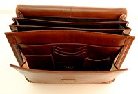 Porte-documents en cuir tanné, sac pour ordinateur portable personnalisé, sac à bandoulière, sac messager pour homme, sac d'affaires de luxe pour ordinateur portable, fait main