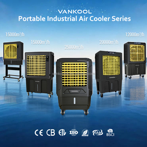 Enfriador de Aire Evaporativo Portátil Industrial de Gran Tamaño de 25000cmh, Ventilador de Aire Acondicionado, Enfriador de Aire Comercial para Fábrica - Product Image 4