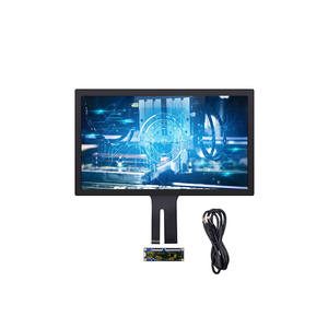 Monitor de pantalla táctil LCD capacitivo legible a la luz del sol, panel táctil impermeable plano interactivo Industrial de 23" - Product Image 1