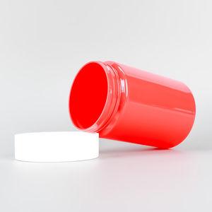 360ml Blue/Red/White Glossy Cream <b>Jar</b> for <b>Herb</b> Food Storage - Food-Grade Material, Airtight Seal, Safe & Elegant for Dry Goods - Product Image 3