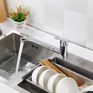 Robinet de lavabo à bec long monté sur le pont, corps en laiton et poignée en alliage de zinc, vente chaude - Product Image 6