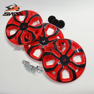 SNOR أحدث أغطية عجلات شعبية لقطع غيار الدراجات ثلاثية العجلات، جنوط عجلات ABS وأغطية محور العجلة مناسبة لـ Bajaj <span class=keywords><strong>RE</strong></span> Tuk Tuk TV - Product Image 6