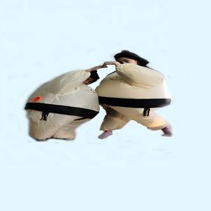 Vente en gros Costume de lutteur de sumo gonflable drôle unisexe Costume de fête de vacances pour fille Costume de graisse pour enfants inspiré d'animaux animés pour enfants - Product Image 6