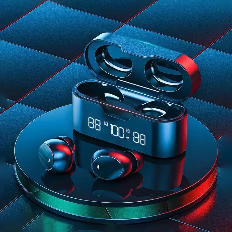 Headphone Teknologi Top Amazon Lampu Pernapasan, Headset Sibufast, Earphone Bluetooth Aptalac Cocok untuk Samsung Ipod