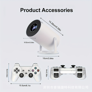 HY300 Max 4K Supported Android 11 Gaming <strong>Projector</strong> 2G Built-in HIFI Stereo <strong>Speakers</strong> 150 Lumens 8GB ROM Portable Short Throw - Product Image 2