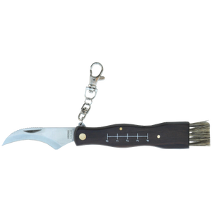 Cuchillo de bolsillo de hoja fija hecho a mano para reunión de setas, acero inoxidable de 19 cm con hoja plegable 3cr13 de 9mm para acampar DIY - Product Image 1