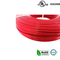 Câble d'alimentation UL1911 16AWG PFA 25KVDC haute tension 25KVDC avec fil de cuivre isolé 16AWG conducteur en nickel à noyau unique quantité minimale de commande 100m