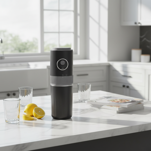 เครื่องชงกาแฟแคปซูลไฟฟ้าแบบพกพา สแตนเลส 304 สำหรับใช้กลางแจ้งในรถยนต์ พร้อมกล่องของขวัญ ระบบชงเอสเพรสโซ - Product Image 1