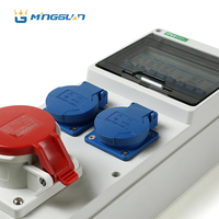 Boîte de jonction industrielle portable personnalisée, étanche IP66, ABS/PC, CE ROHS, anti-poussière, multi-prises, protection contre les fuites