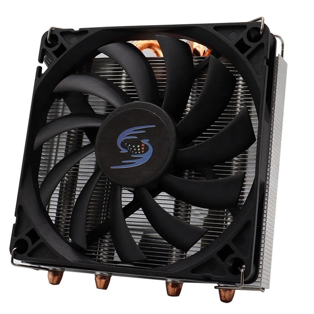 Cooling 4 Heatpipe CPU Cooler Aluminum Heatsink Compatible with AM4 LGA1700 LGA1200 LGA115x for GPU & Processor