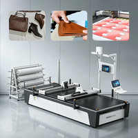 Máquina de Corte de Cuero Automática de Fábrica con Software de Anidamiento Automático para Cuero Vacuno, Piel de Oveja, Zapatos y Bolsos