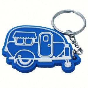 Wholesale Custom Car-Shaped Soft Rubber PVC Keychain 2D/3D Design Personalized with Your Logo Name - Product Image 6