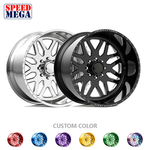ล้อแม็กซ์ฟอร์จแบบหนาพิเศษ 1/2 ชิ้น สำหรับรถออฟโรด สีดำขอบลึก ขนาด 17 นิ้ว สำหรับรถบรรทุกและรถ SUV - Product Image 2