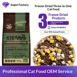 <span class=keywords><strong>Nourriture</strong></span> pour chats Pet Joy lyophilisée sans céréales, riche en protéines, poulet, saumon, jaune d'œuf, améliore la santé <span class=keywords><strong>gastro</strong></span>-intestinale, paquet de 5 lb - Product Image 4