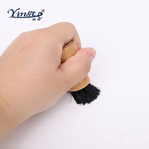 Cepillo para Zapatos de Madera Maciza Yinste, Herramienta para el Cuidado del Cuero con Pelo de Cerdo, para Pulir y Encerar - Product Image 4