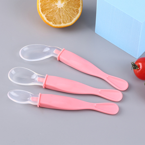 Vajilla de Silicona de Grado Alimenticio Libre de BPA, Cucharas Suaves Personalizadas con Flujo Variable <span class=keywords><strong>para</strong></span> la Alimentación de Niños (2-4 Años) - Product Image 5