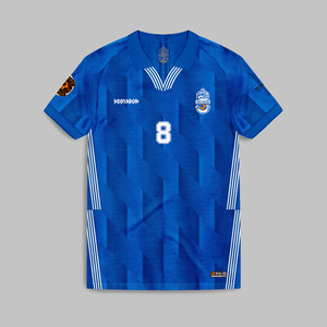 Hostaron Volwassenen Voetbaltenue Voetbalkleding Uniform Voetbalshirt Op Maat Print Heren Met Korte Mouwen - Product Image 4