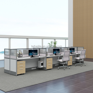 Tối giản schreibtische Chất lượng cao bàn học tại nhà hai người Máy Trạm đơn giản hiện đại nội thất văn phòng bàn máy tính - Product Image 4