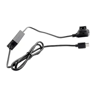 9V D-Tap公到USB C Type-C PD快速充电电源线，用于V安装电池PowerTap手机平板电脑Mac-Book设备