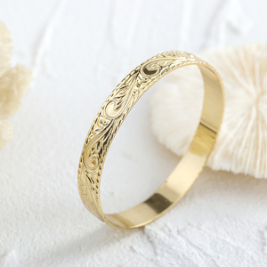 Hawaiian Jewelry Wholesale Luxury New Hot Selling Gold Plated <strong>Copper</strong> <strong>Bangles</strong> Jewelry Women Wholesale - Product Image 3