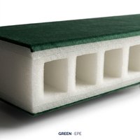 Boîte cadeau de luxe personnalisée avec insert en mousse EPE/EVA/EPDM, recouverte de tissu en velours suédé, plateau de protection découpé CNC, imperméable et écologique
