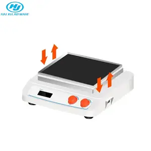 HAIJU LAB-agitador de laboratorio con pantalla LCD, ángulo de 10 grados, 10-80rpm, Rock Up and Down, para aplicación de cultivo móvil, mecedora