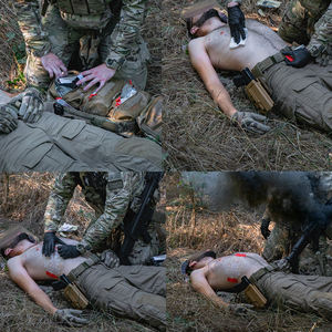 Perban Perekat Okklusif Rhino Rescue Vented Non-Vented Chest Seal untuk Luka Dada Terbuka - Product Image 6