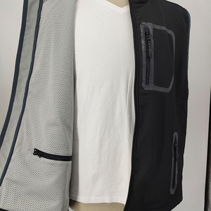 Gilet Softshell da <span class=keywords><strong>uomo</strong></span> OEM giacca senza maniche antivento per attività all'aperto-per il viaggio pesca escursionistica corsa Golf - Product Image 6