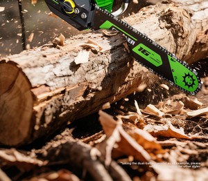 <span class=keywords><strong>Scie</strong></span> électrique miniature <span class=keywords><strong>rechargeable</strong></span>, outil de coupe d'arbres haute puissance à batterie lithium haute capacité pour le bois, utilisation domestique - Product Image 3