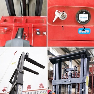 1トン、1.5トン、2トン セミ電動スタッカー 油圧リフティングフォークリフト 半自動スタッカー - Product Image 6